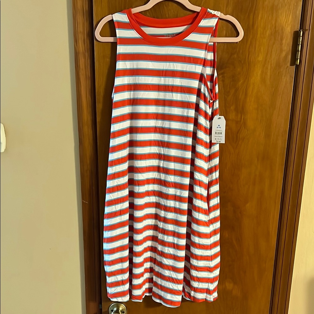 Striped Red and White Dress